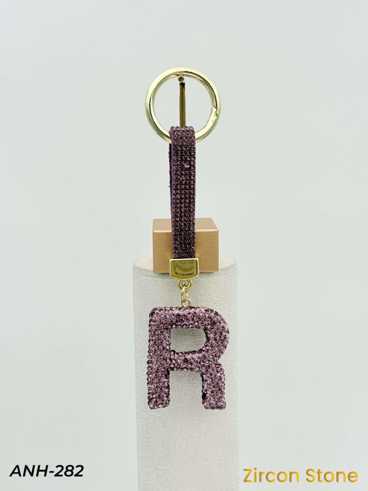 Zirkon Taşı Harf Anahtarlık // ANH-282