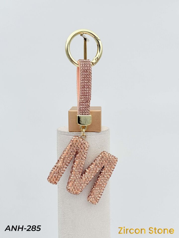 Zirkon Taşı Harf Anahtarlık // ANH-285