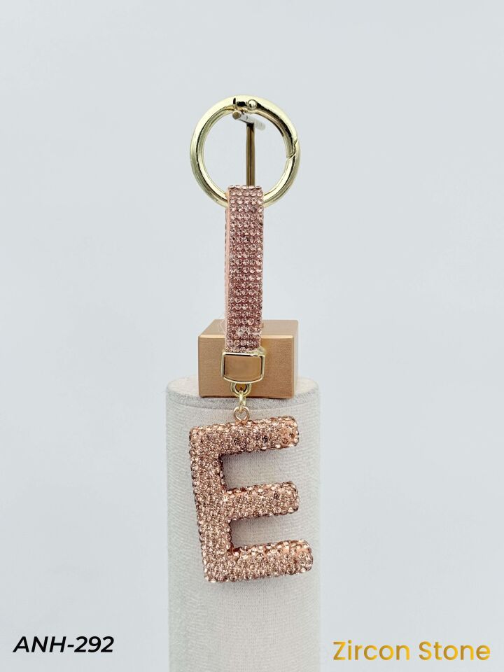 Zirkon Taşı Harf Anahtarlık // ANH-292
