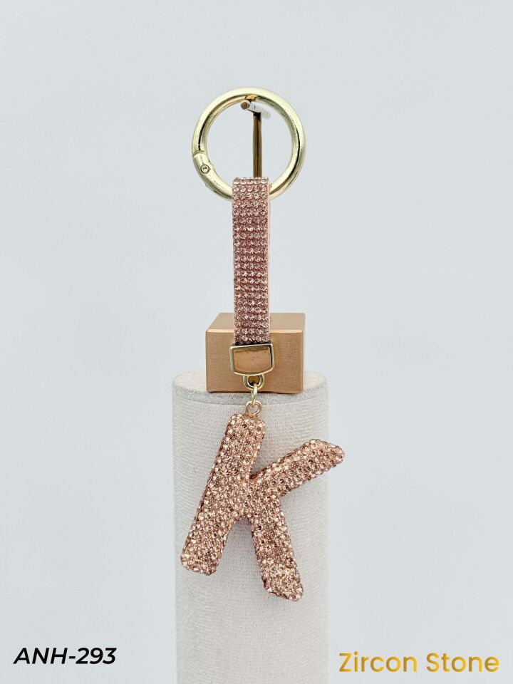 Zirkon Taşı Harf Anahtarlık // ANH-293