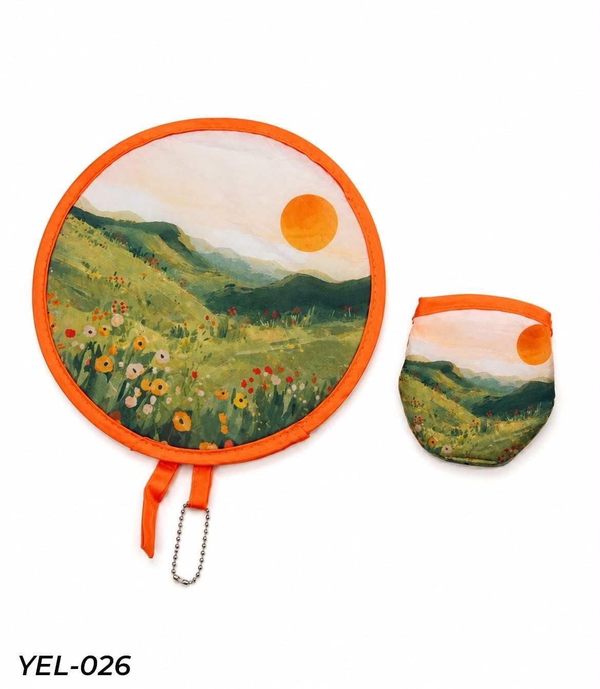 Katlanabilir Yuvarlak El Tipi Yelpaze // YEL-026
