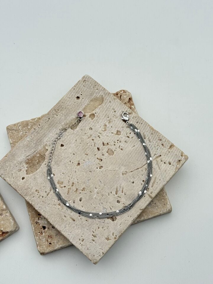 VIP Silver Renk Bileklik // BILEK-6605