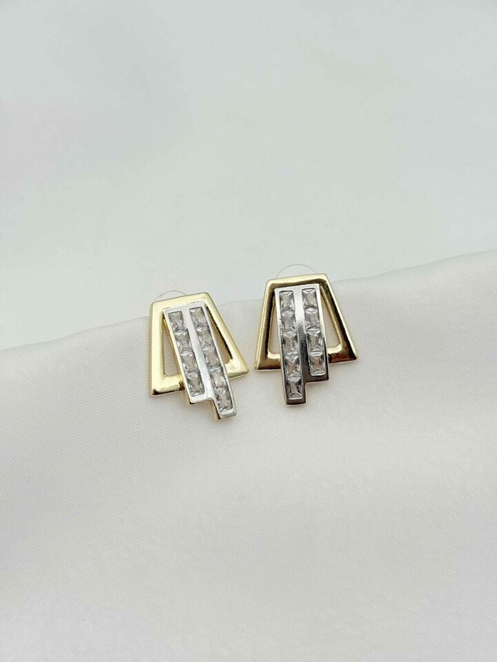 14K Zirkon Küpe // ITHAL-3901