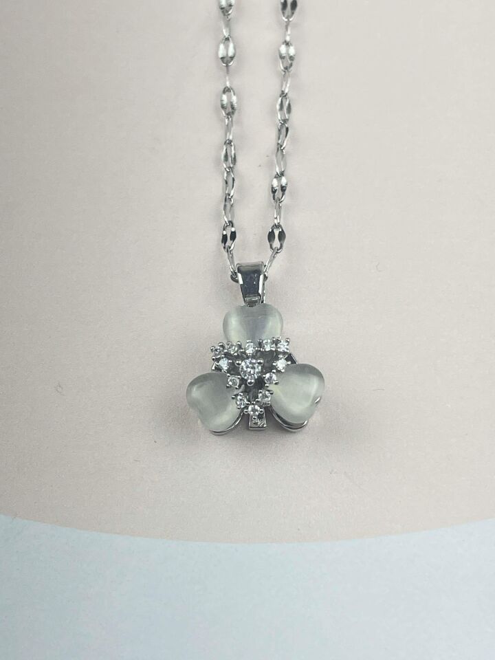 Çelik Dönen Kolye 45cm // KOLYE-2602