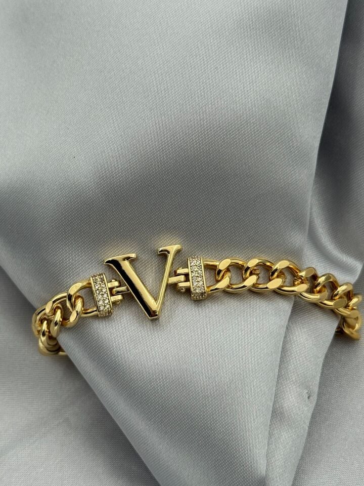 Çelik Harf Bileklik // BILEK-5479