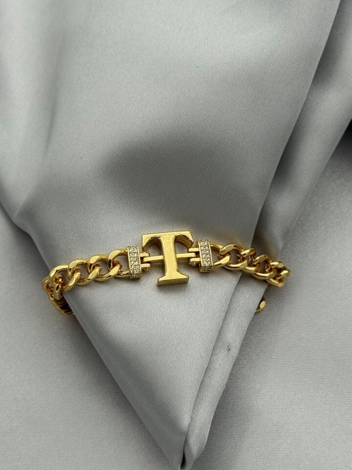 Çelik Harf Bileklik // BILEK-5496