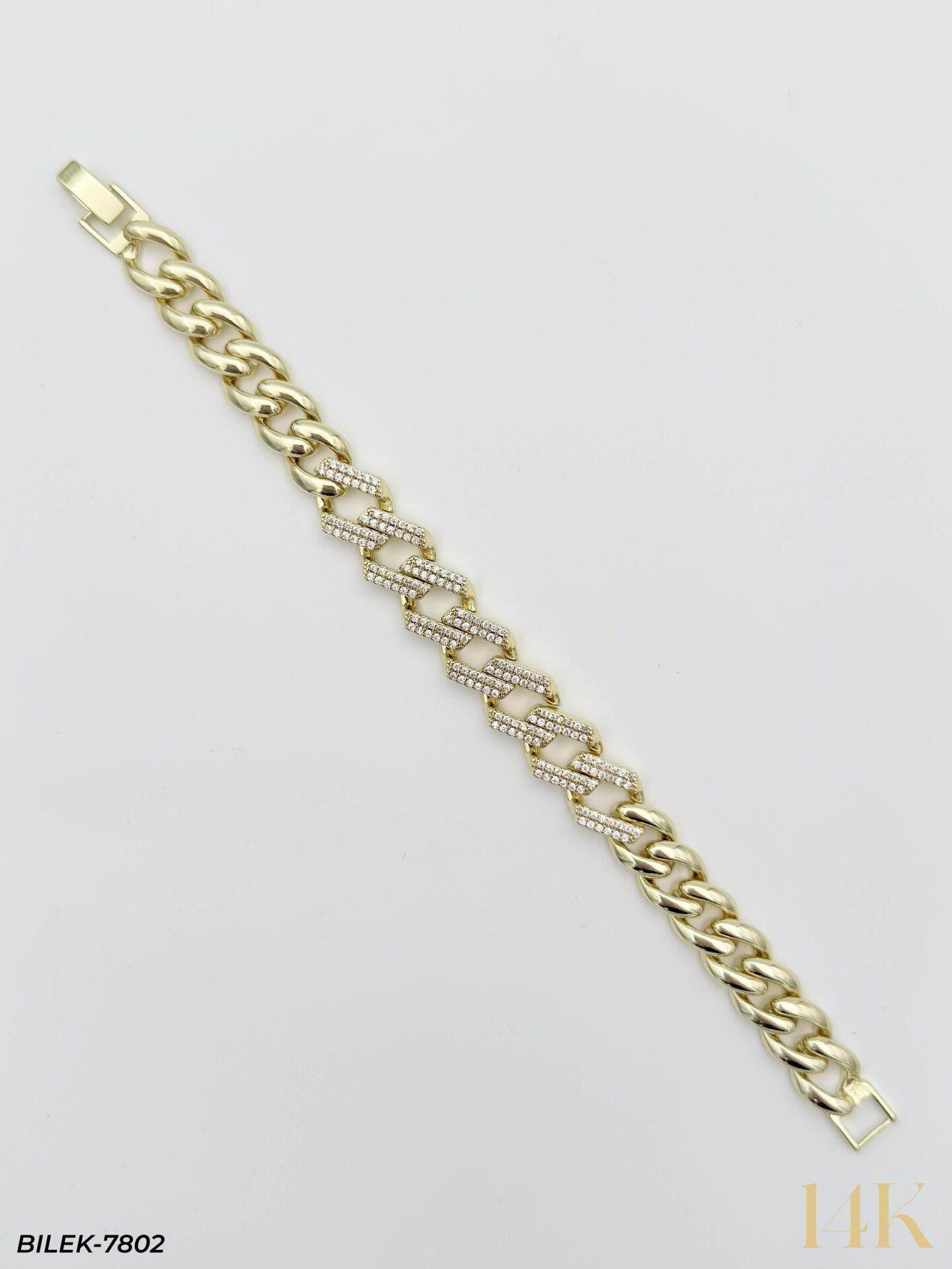 14K Kuyumcu Model Künye Bileklik // BILEK-7802