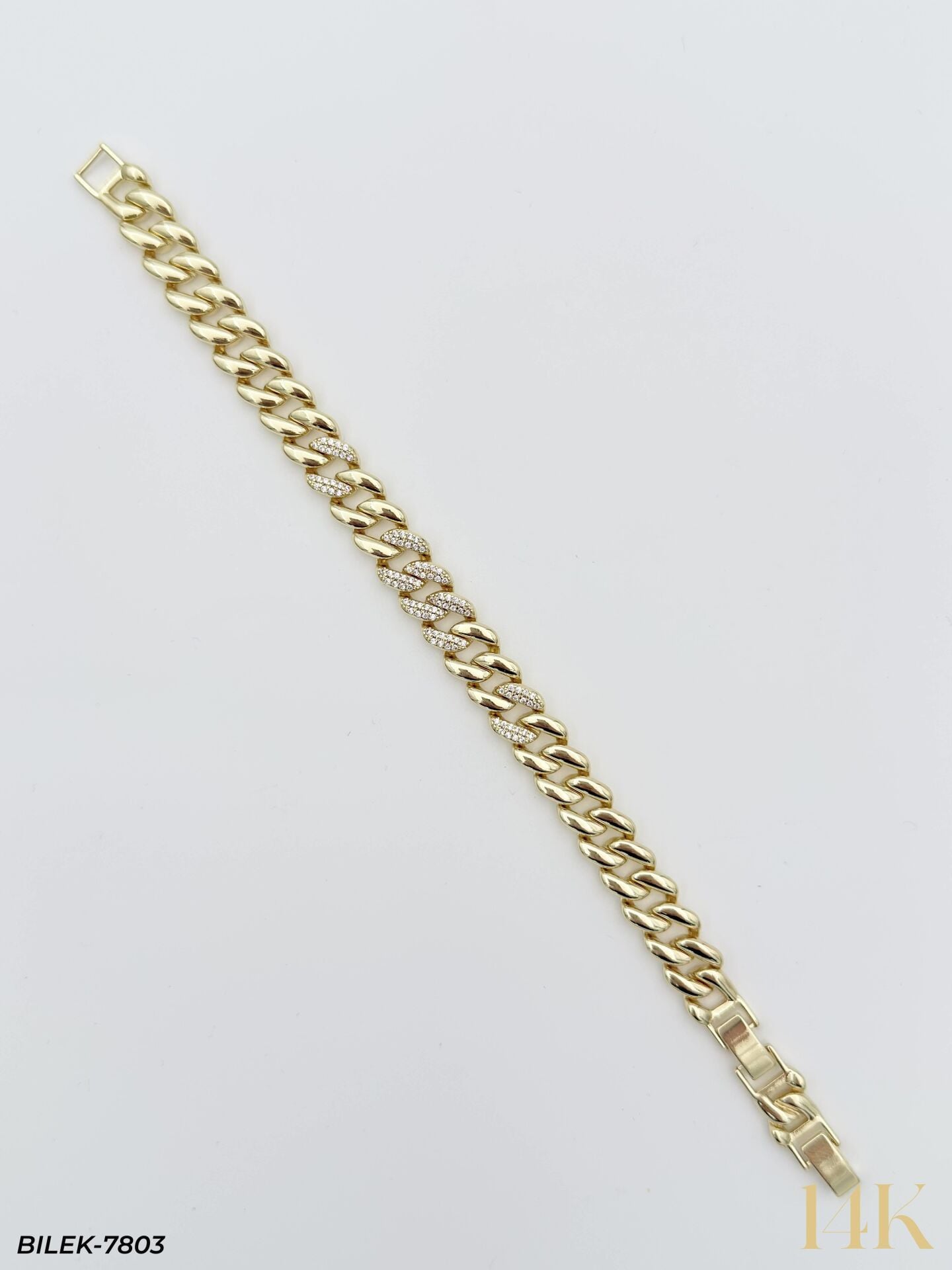 14K Kuyumcu Model Künye Bileklik // BILEK-7803