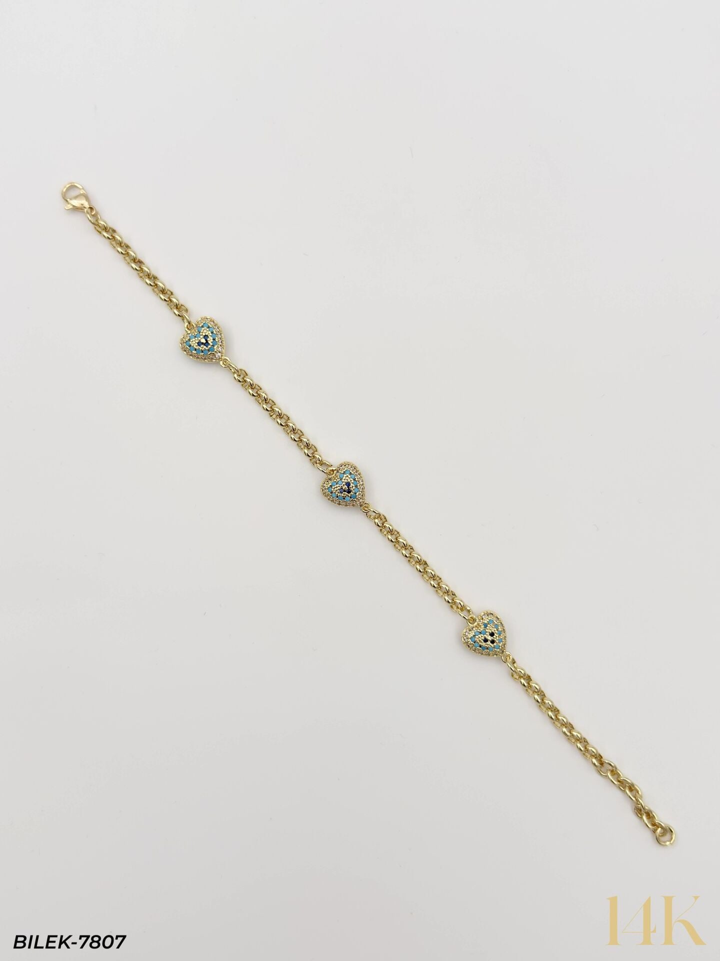 14K Kuyumcu Model Künye Bileklik // BILEK-7807