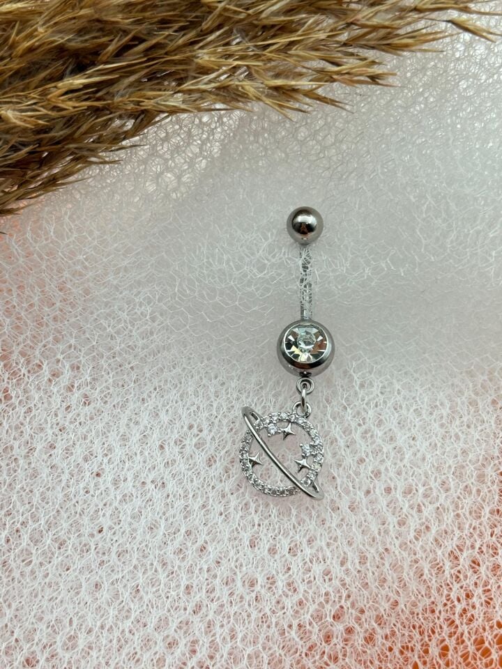 Çelik Göbek Piercingi // TRAG-171