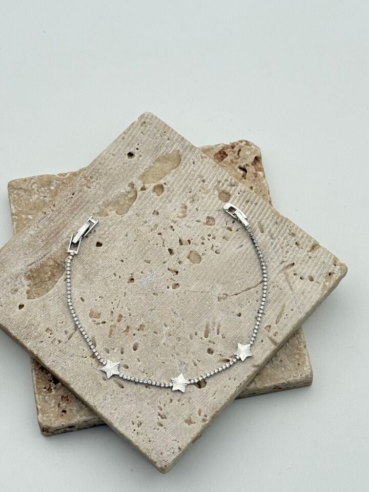 VIP Silver Renk Bileklik // BILEK-6664