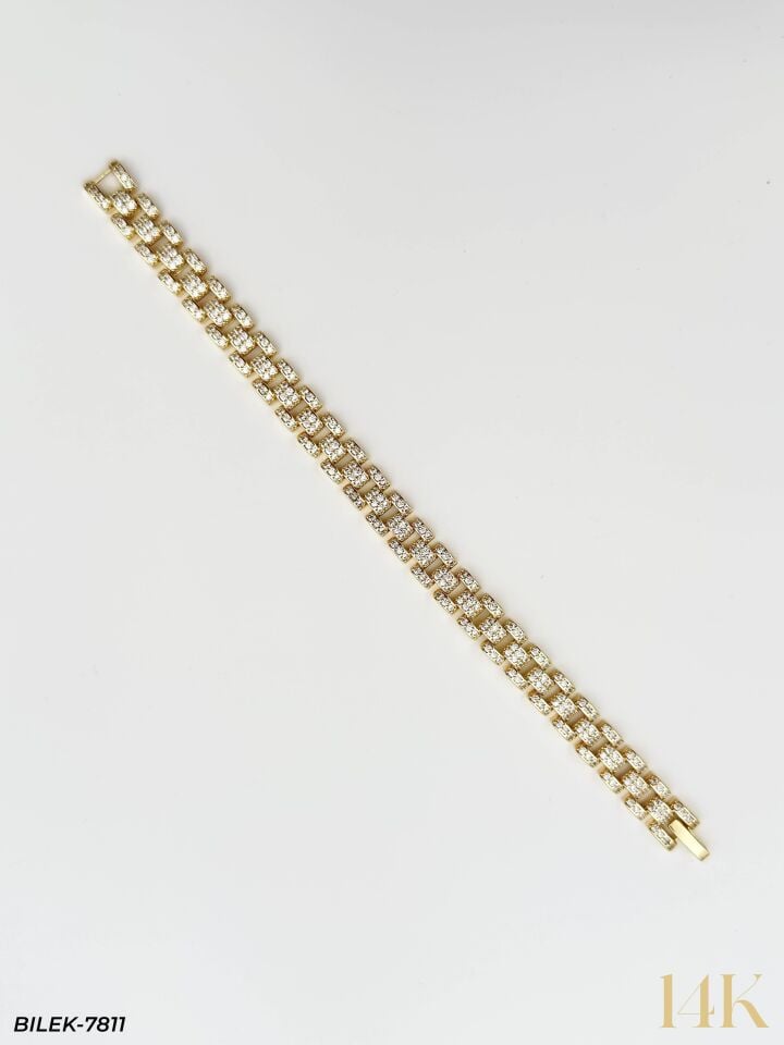 14K Kuyumcu Model Künye Bileklik // BILEK-7811