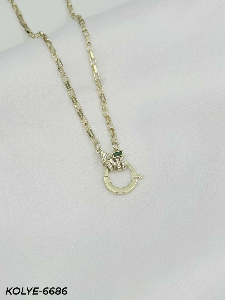 14K Tasarım Kolye // KOLYE-6686