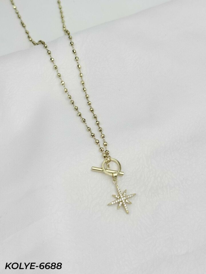 14K Tasarım Kolye // KOLYE-6688