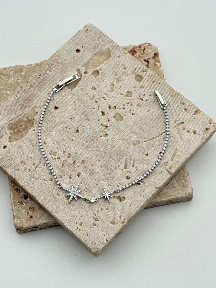 VIP Silver Renk Bileklik // BILEK-6670