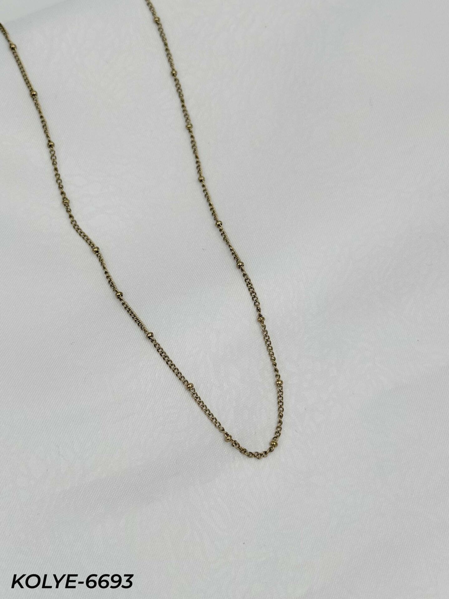 Çelik Kolye 45cm// KOLYE-6693