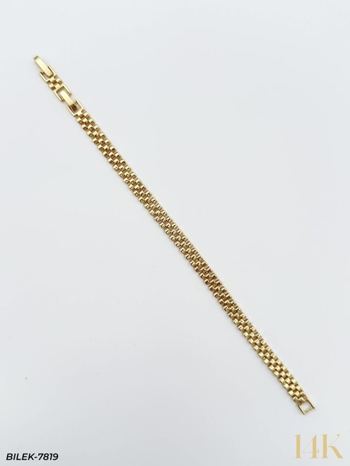 14K Kuyumcu Model Künye Bileklik // BILEK-7819