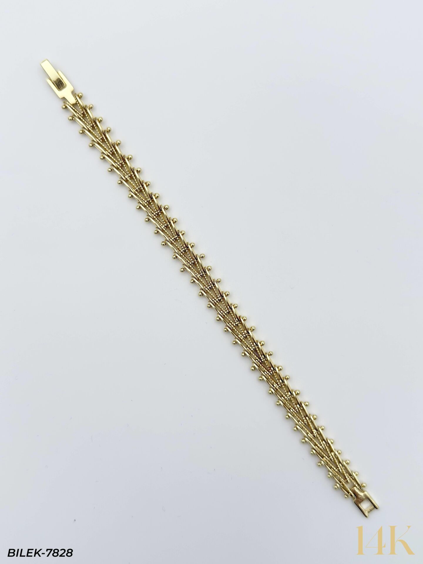14K Kuyumcu Model Künye Bileklik // BILEK-7828