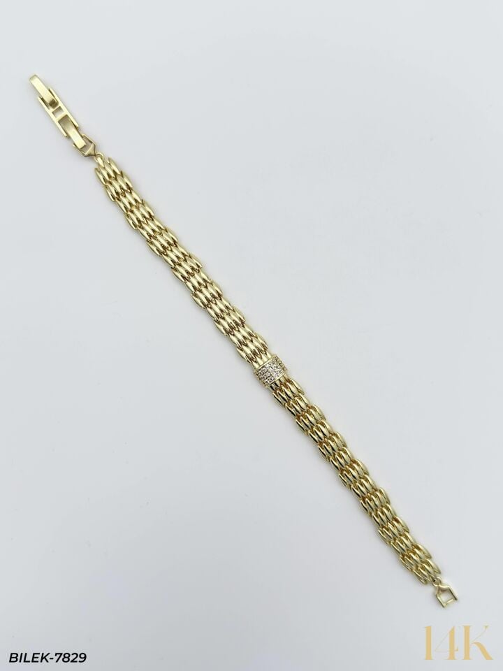 14K Kuyumcu Model Künye Bileklik // BILEK-7829