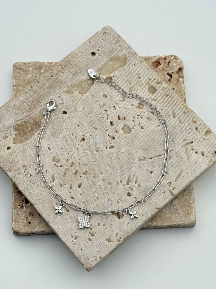 VIP Silver Renk Bileklik // BILEK-6687