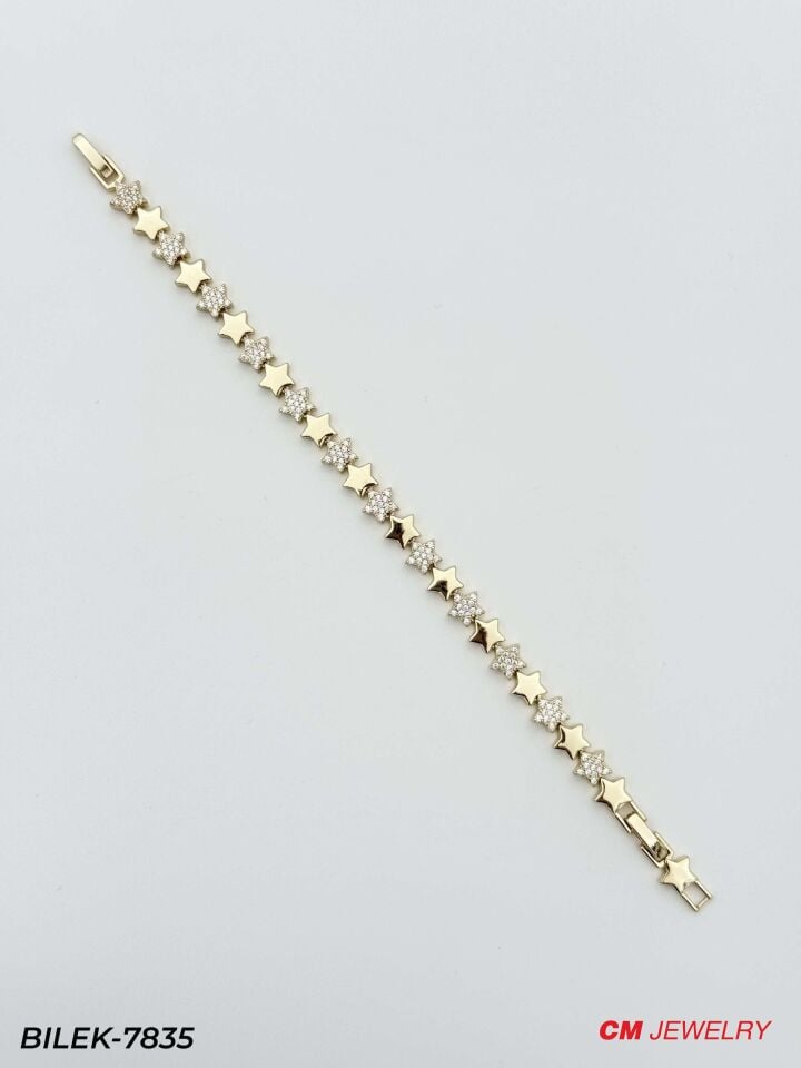 14K CM Bileklik // BILEK-7835