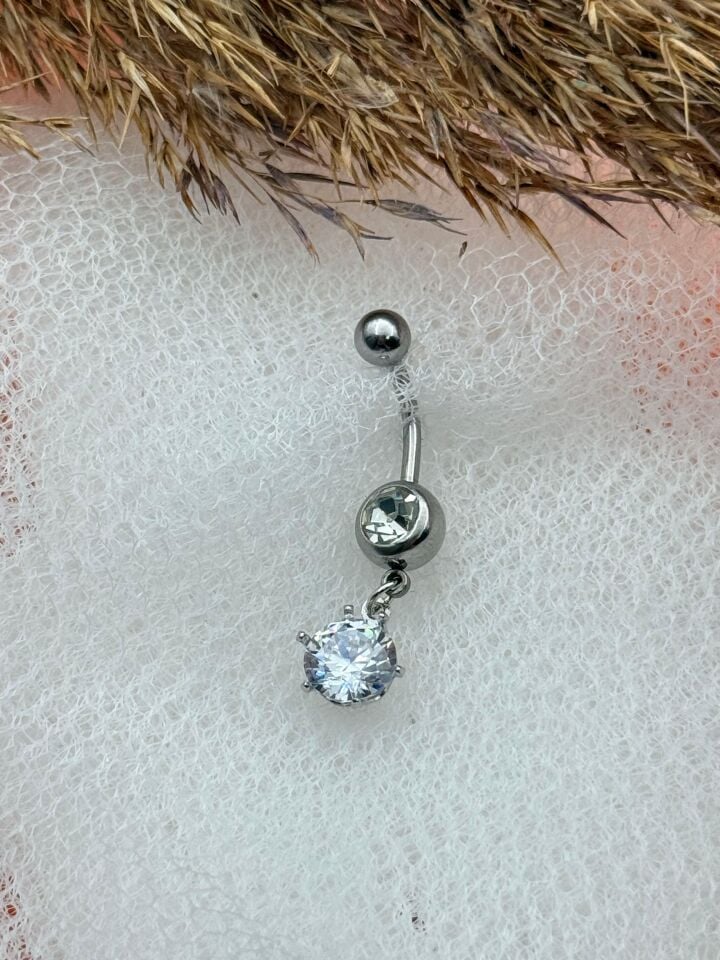 Çelik Göbek Piercingi // TRAG-198