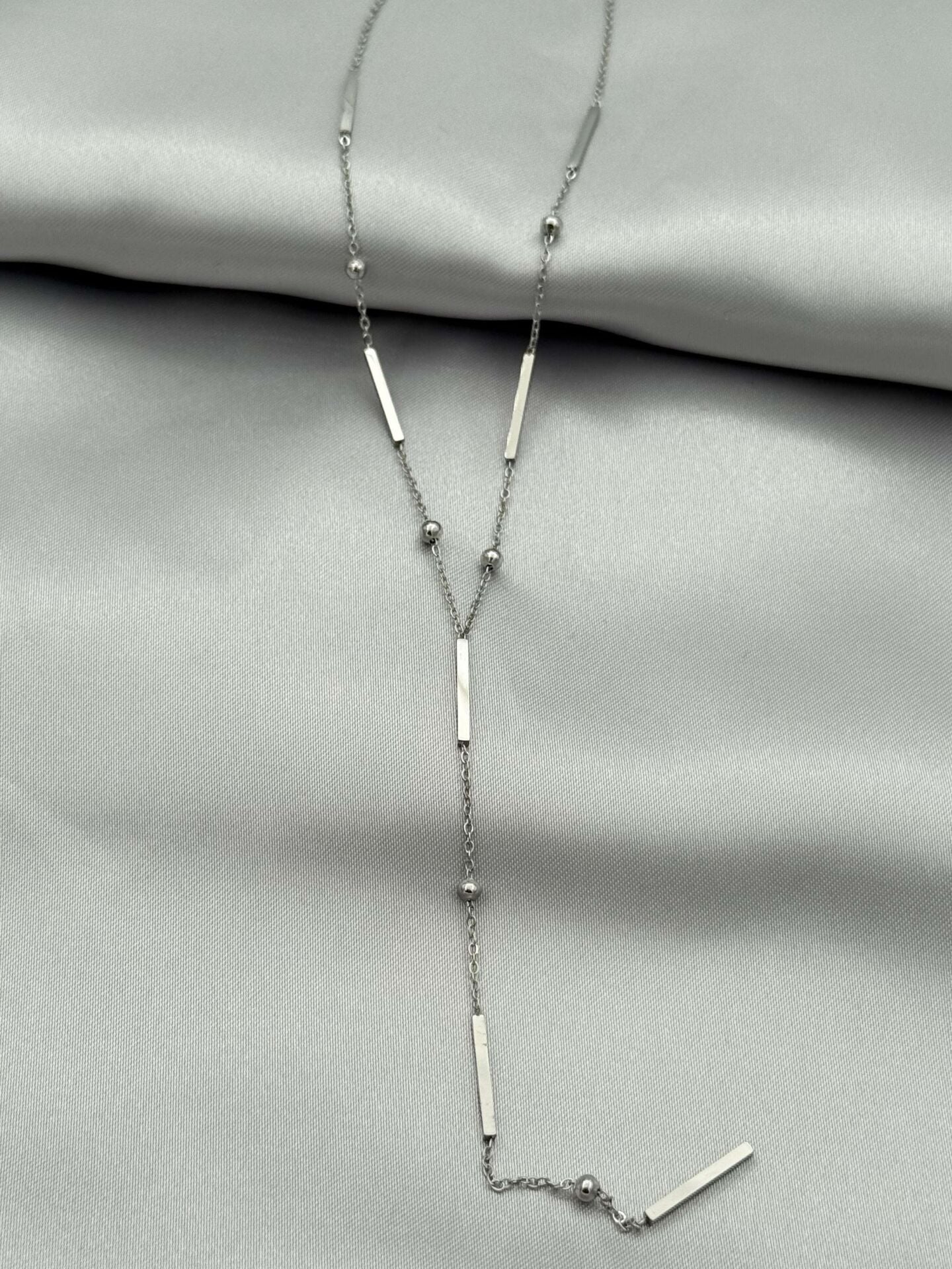 Çelik Y Kolye 45cm // KOLYE-4957