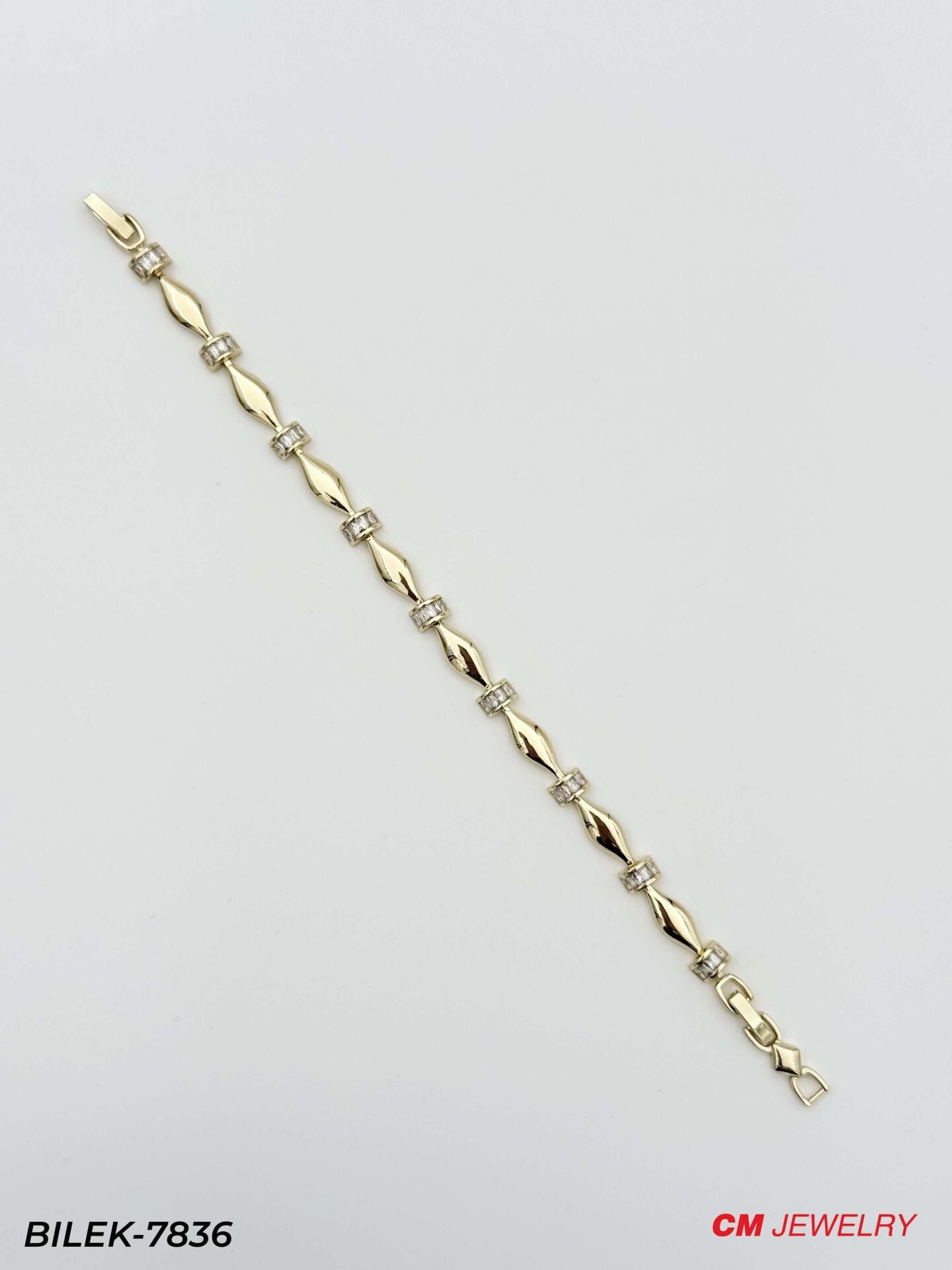 14K CM Bileklik // BILEK-7836