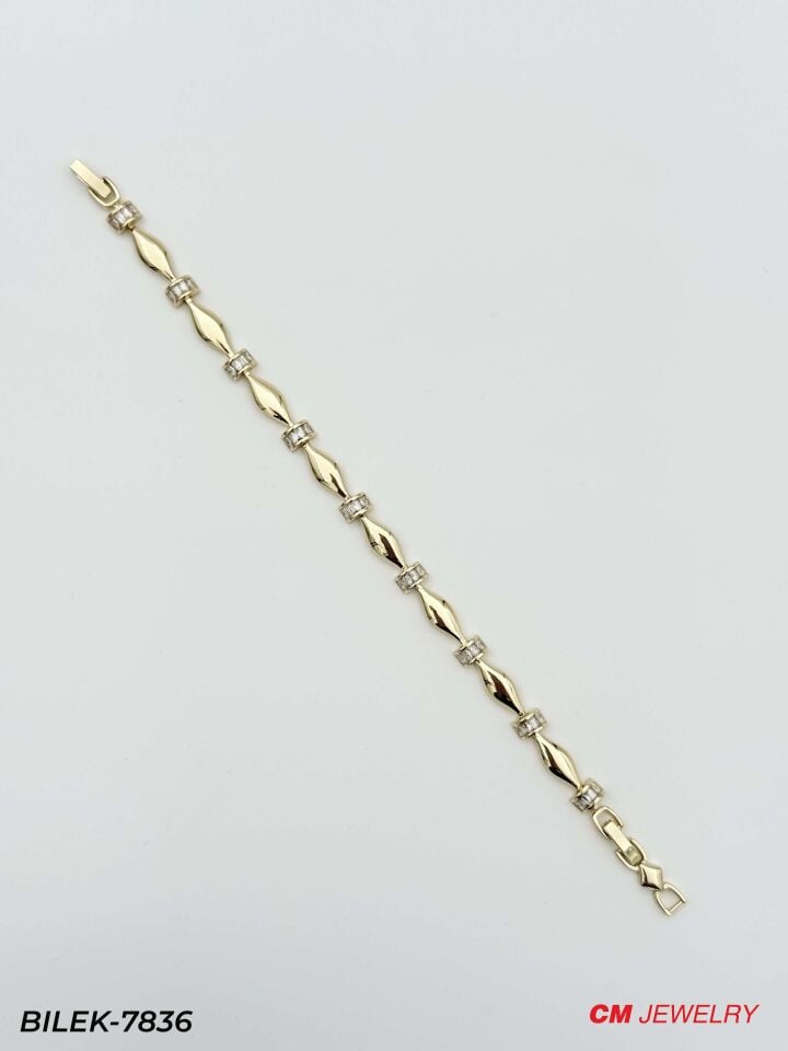 14K CM Bileklik // BILEK-7836