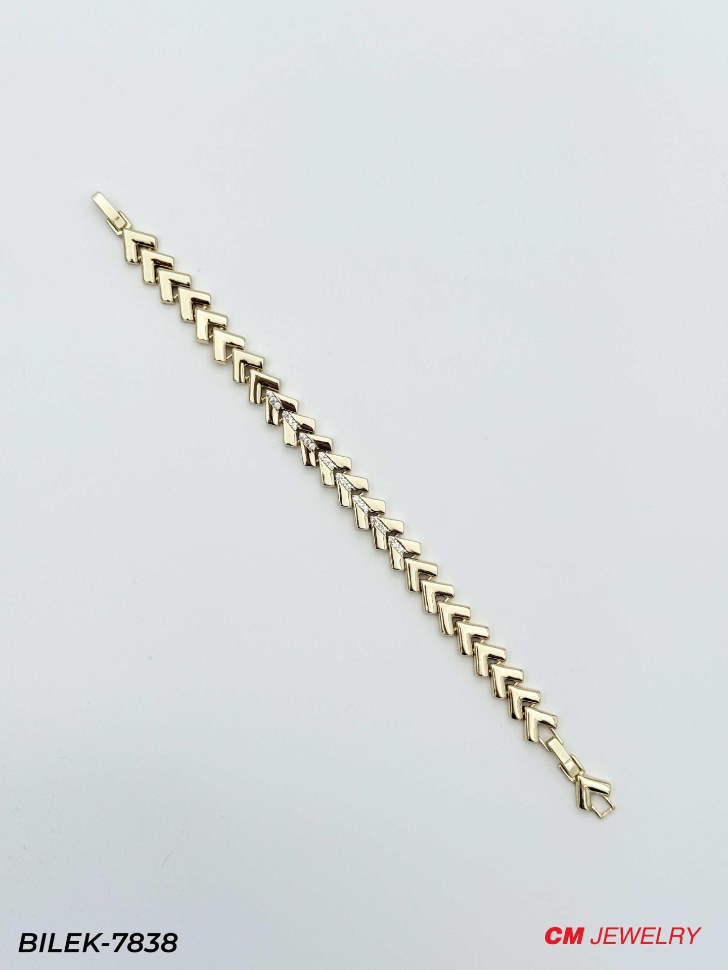 14K CM Bileklik // BILEK-7838