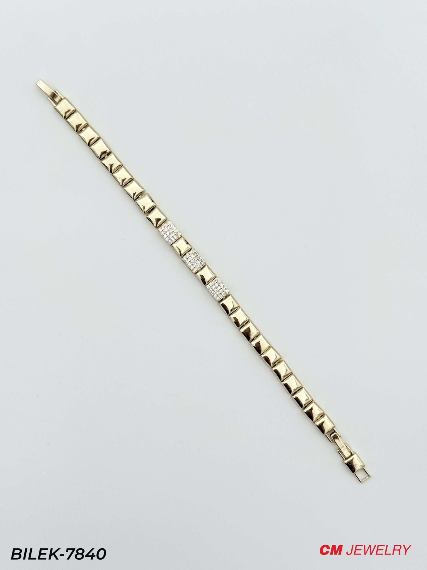 14K CM Bileklik // BILEK-7840