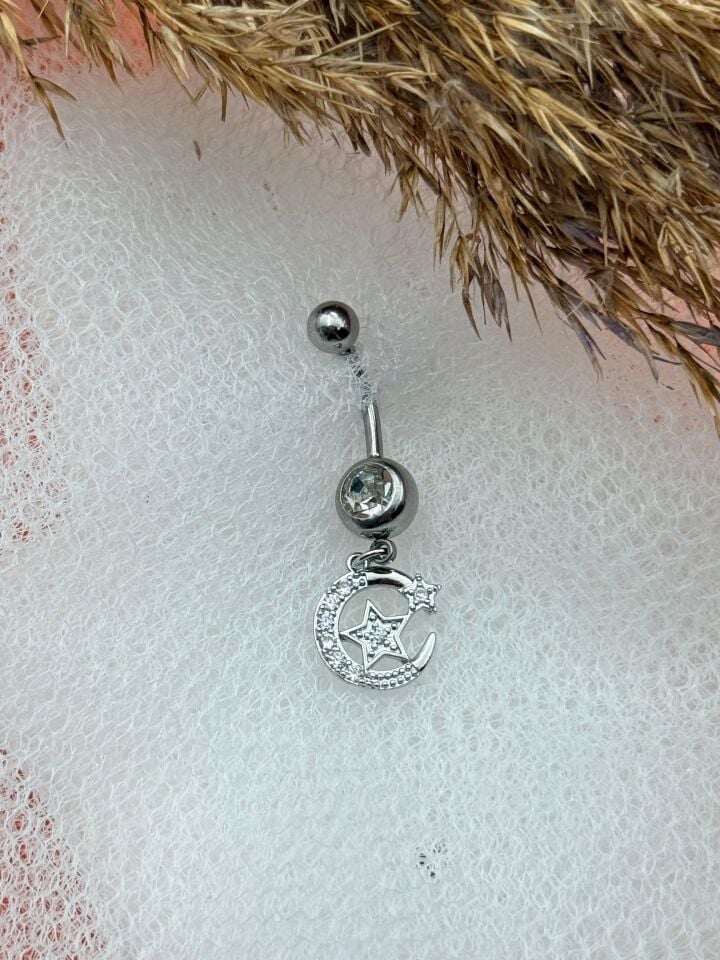 Çelik Göbek Piercingi // TRAG-204