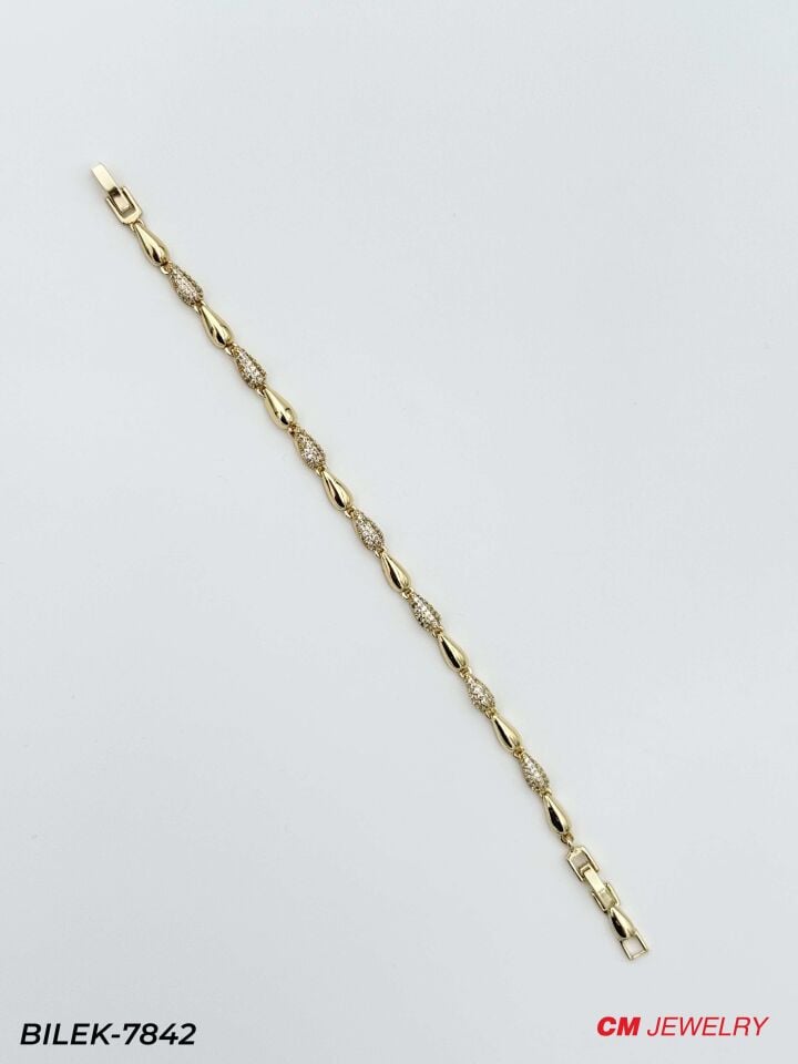 14K CM Bileklik // BILEK-7842