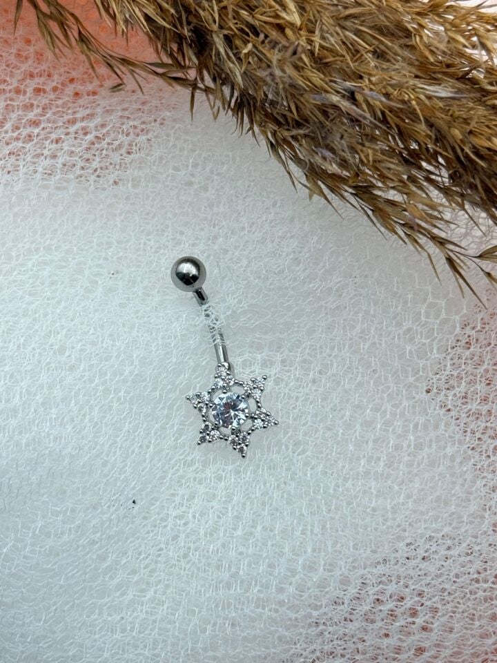 Çelik Göbek Piercingi // TRAG-207