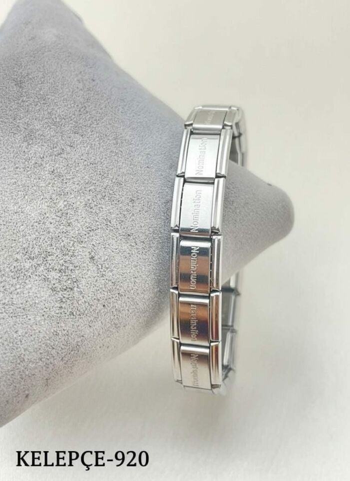 Çelik NMT Bileklik (Çıkarılabilir) Yazılı // KELEPÇE-920