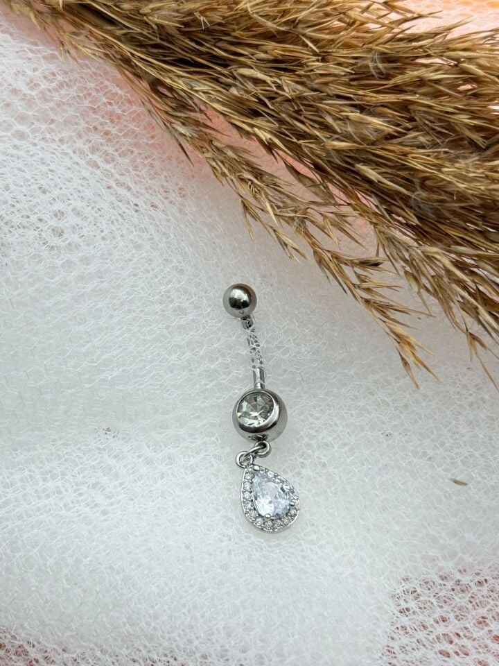 Çelik Göbek Piercingi // TRAG-210