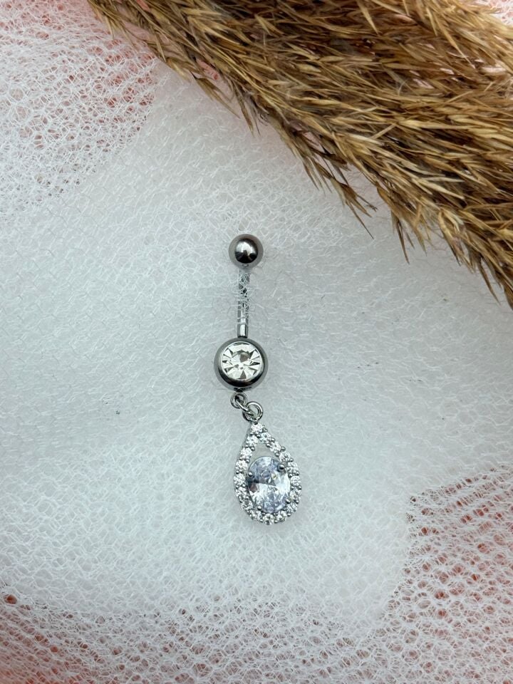 Çelik Göbek Piercingi // TRAG-214