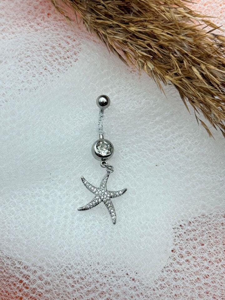 Çelik Göbek Piercingi // TRAG-215