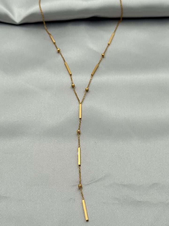 Çelik Y Kolye 45cm // KOLYE-4976