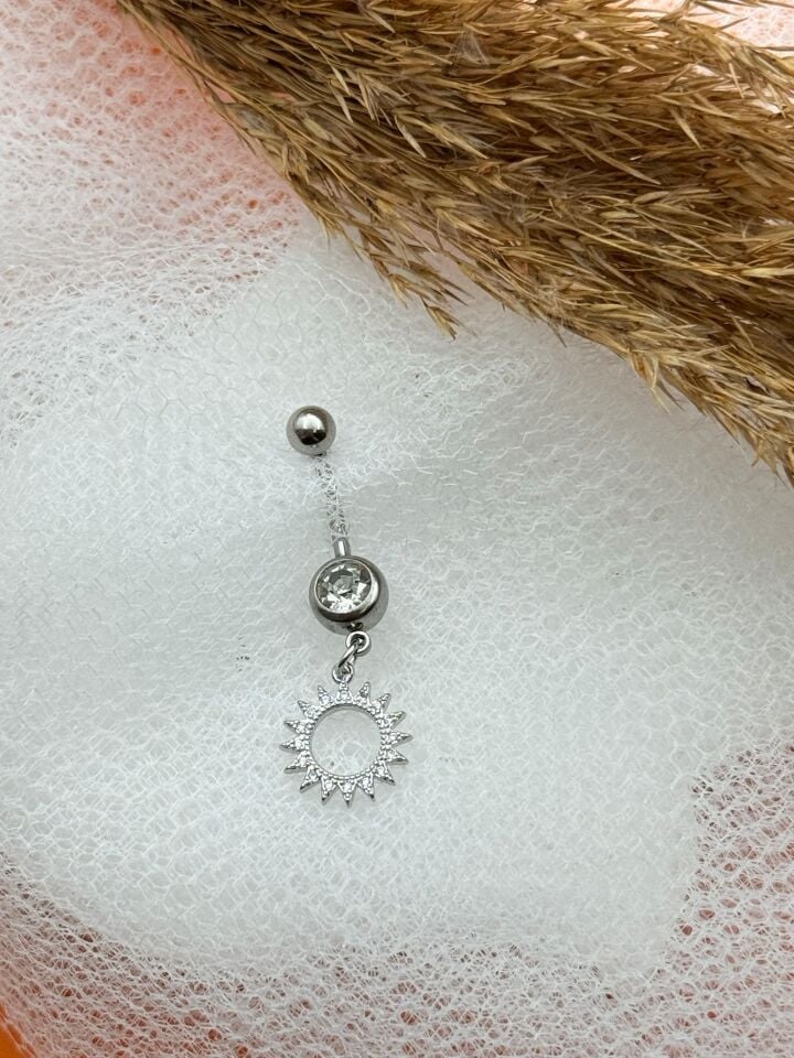 Çelik Göbek Piercingi // TRAG-218