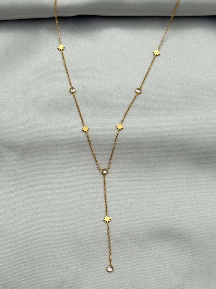 Çelik Y Kolye 45cm // KOLYE-4978