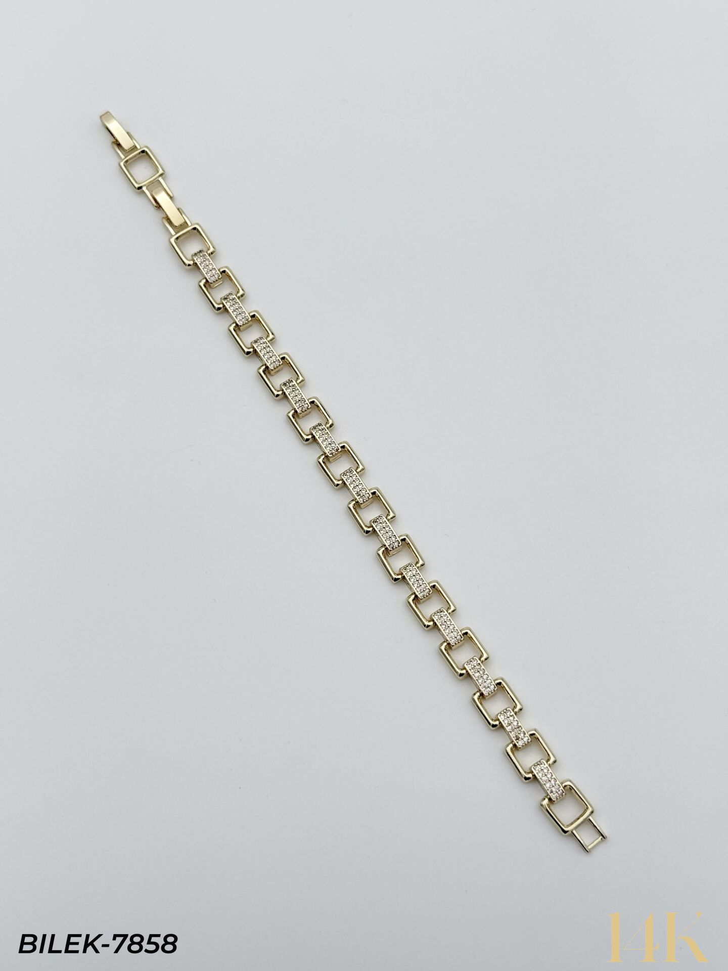 14K Kuyumcu Model Künye Bileklik // BILEK-7858