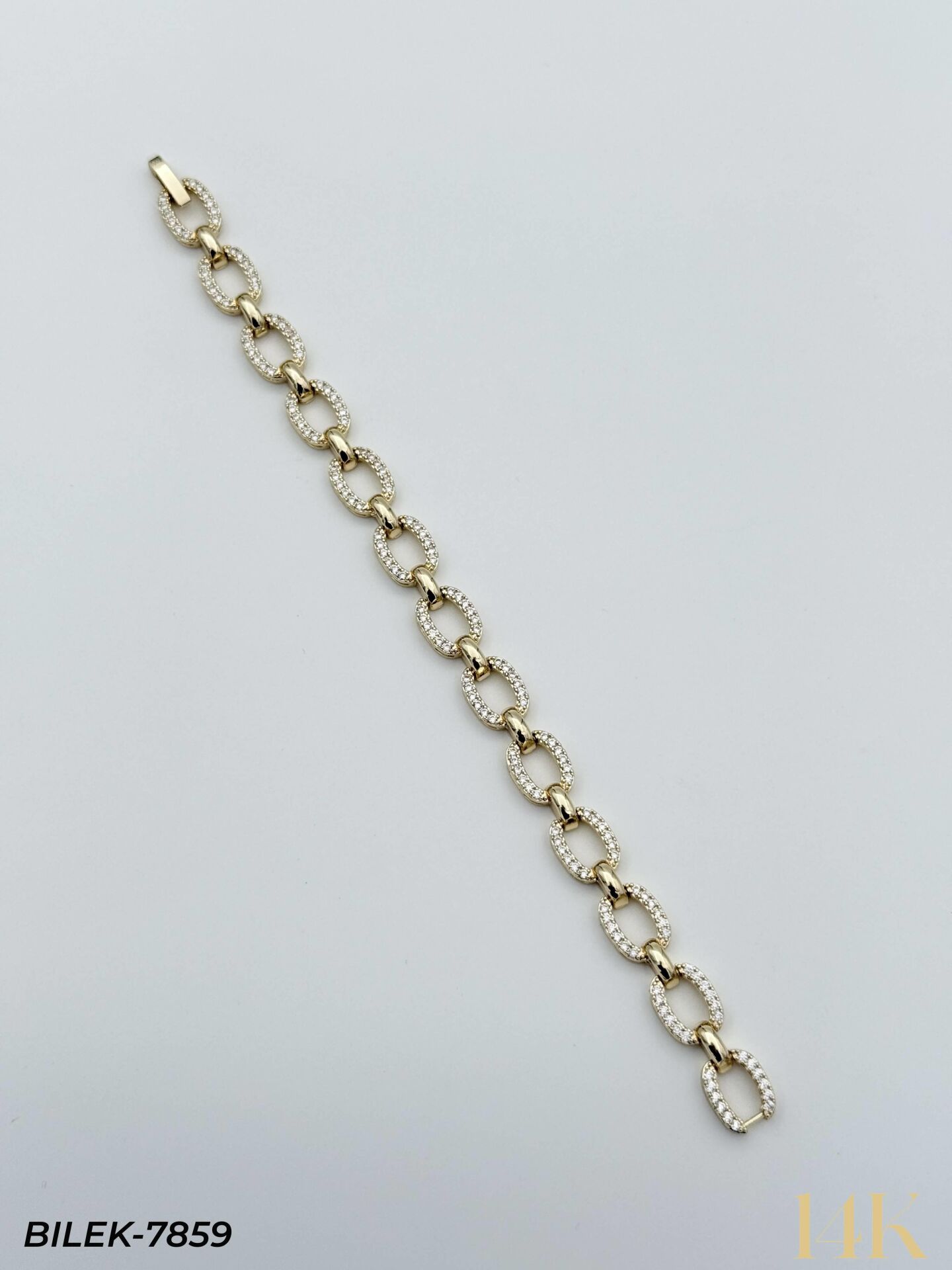 14K Kuyumcu Model Künye Bileklik // BILEK-7859