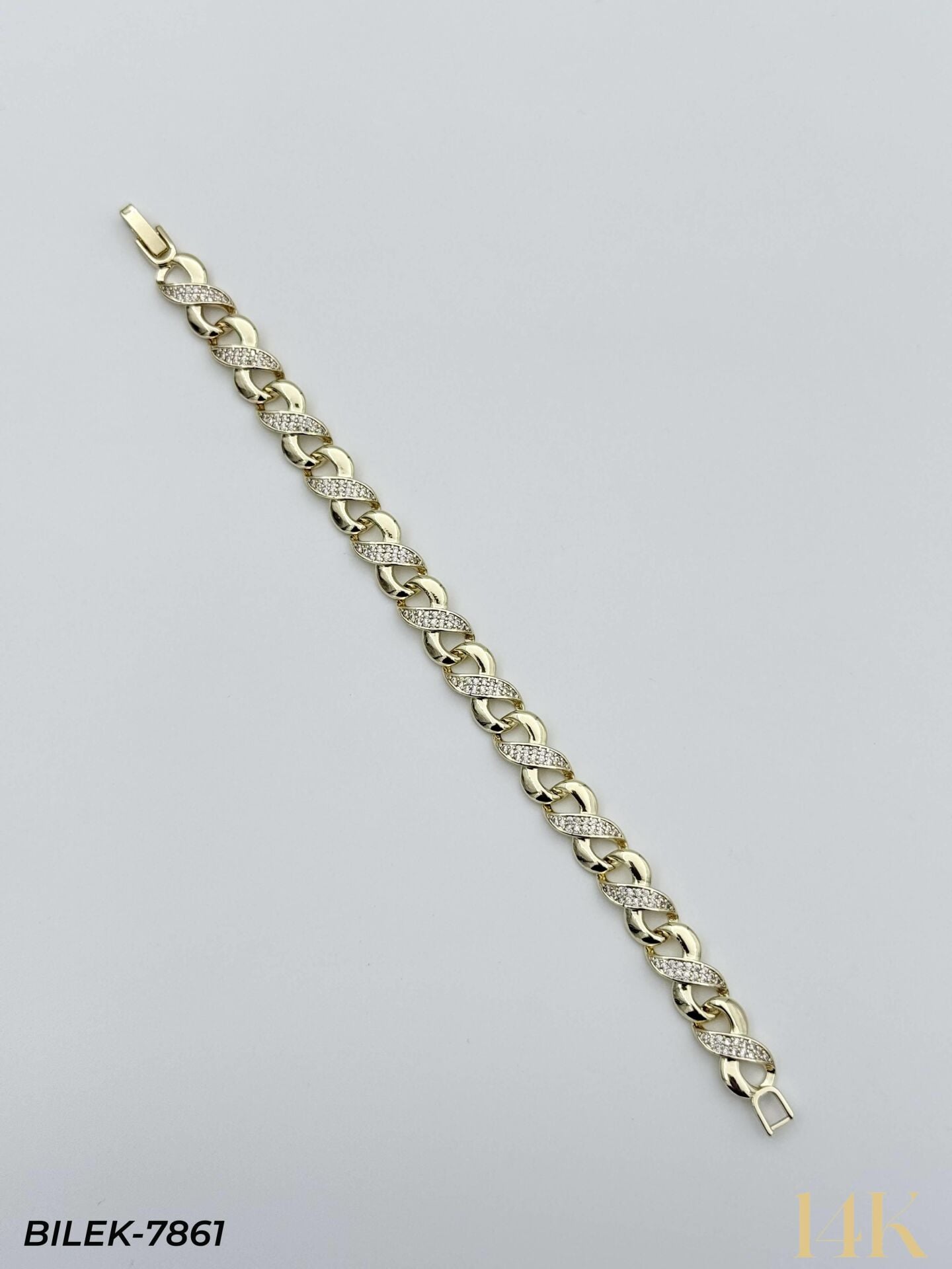 14K Kuyumcu Model Künye Bileklik // BILEK-7861
