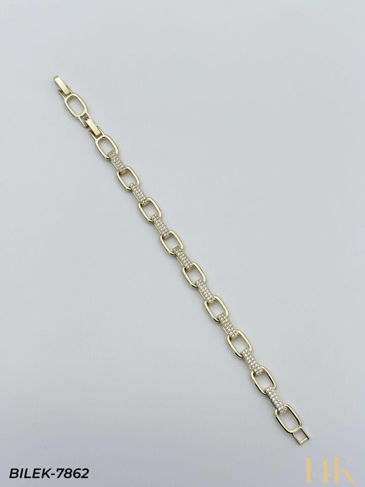 14K Kuyumcu Model Künye Bileklik // BILEK-7862
