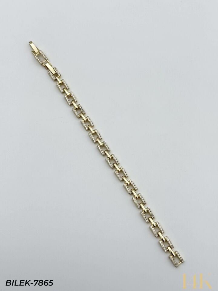 14K Kuyumcu Model Künye Bileklik // BILEK-7865