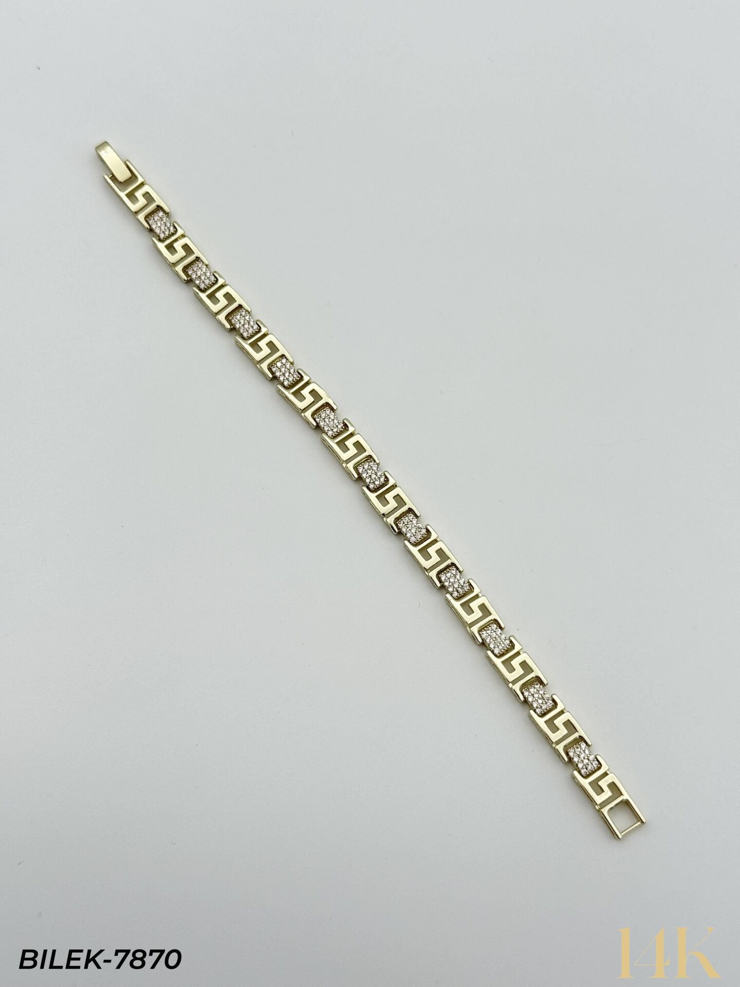 14K Kuyumcu Model Künye Bileklik // BILEK-7870