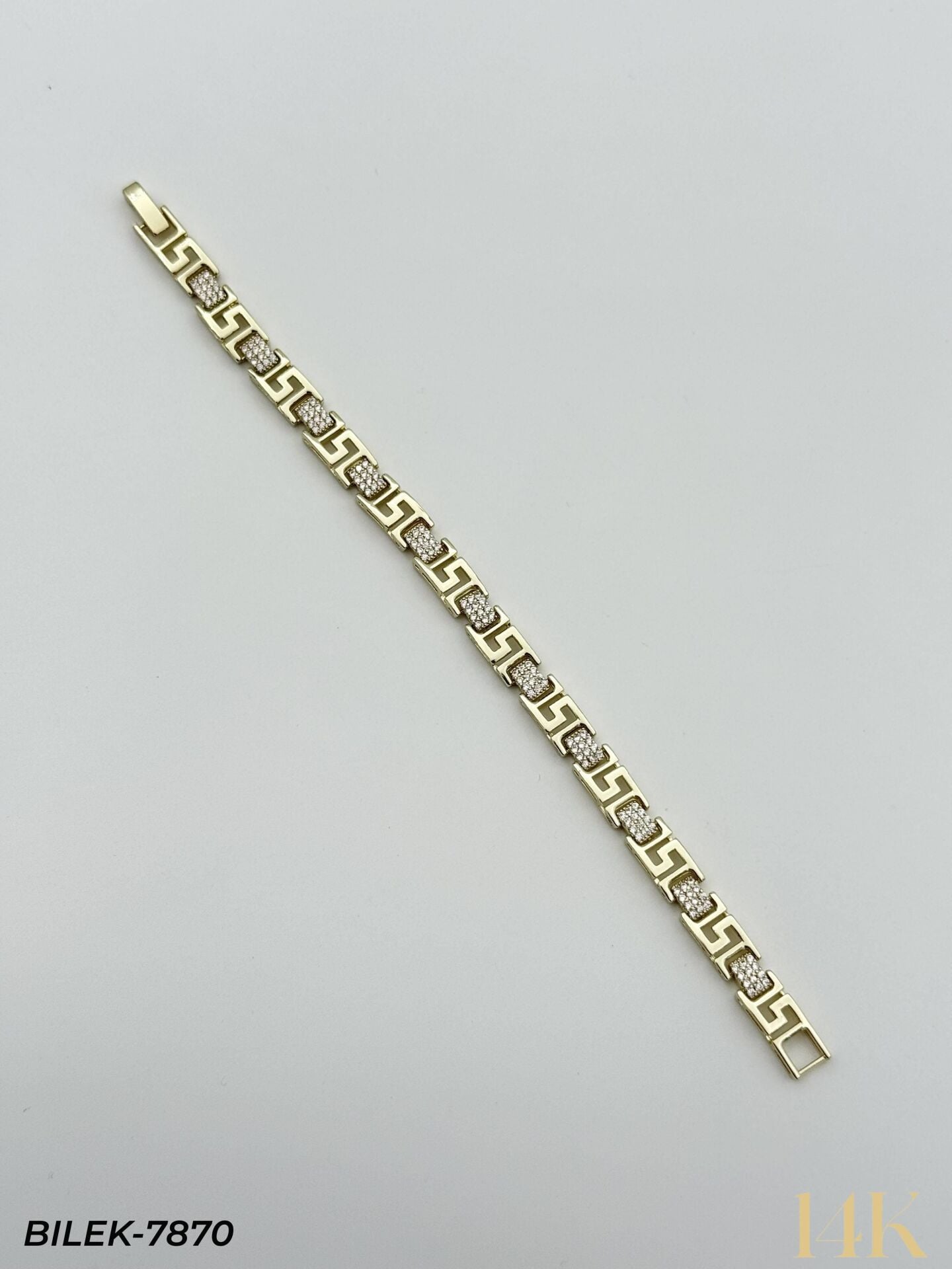 14K Kuyumcu Model Künye Bileklik // BILEK-7870