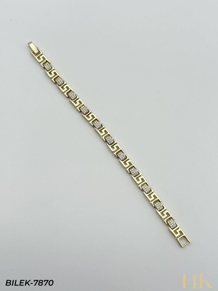 14K Kuyumcu Model Künye Bileklik // BILEK-7870