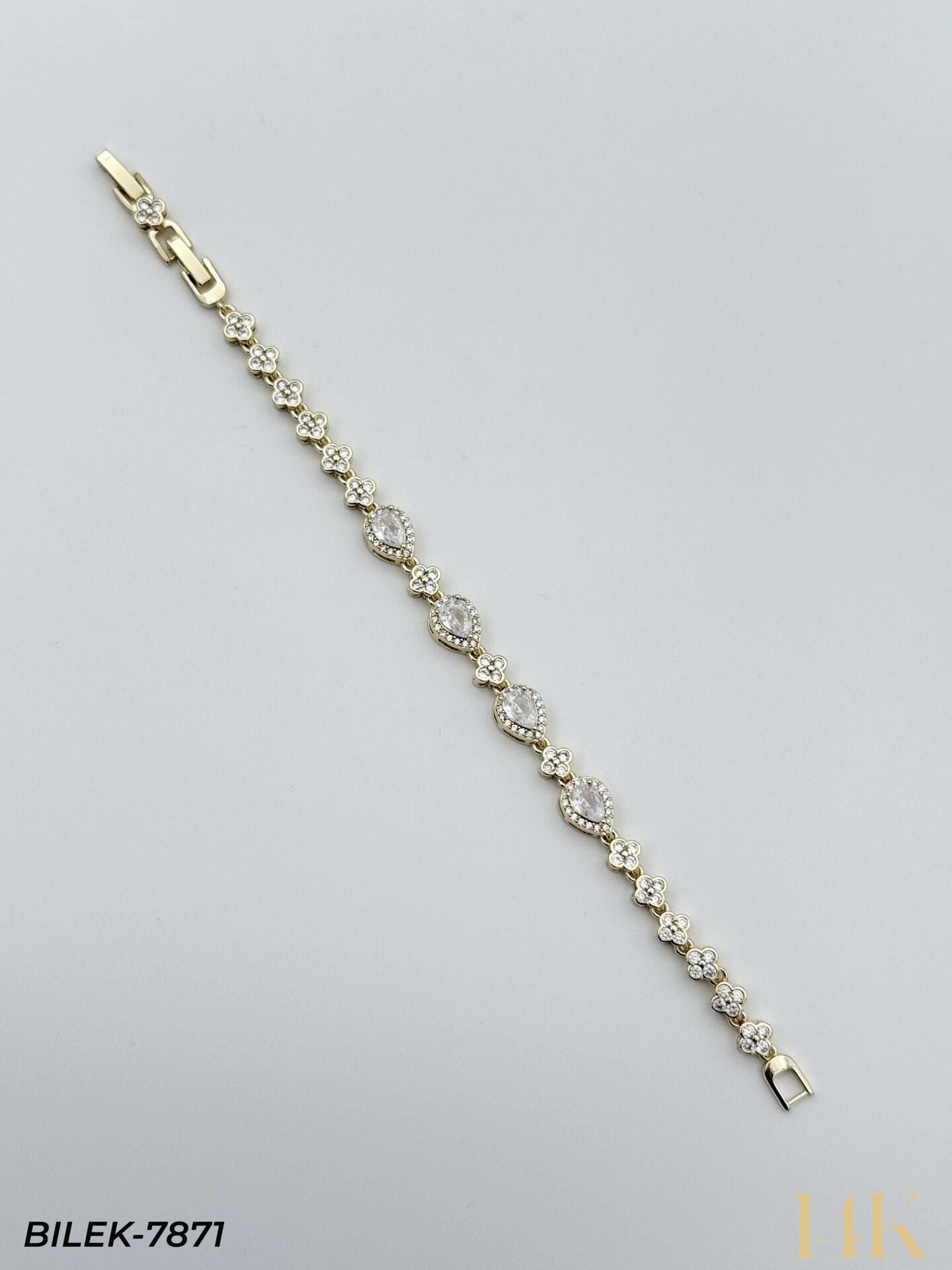 14K Kuyumcu Model Künye Bileklik // BILEK-7871